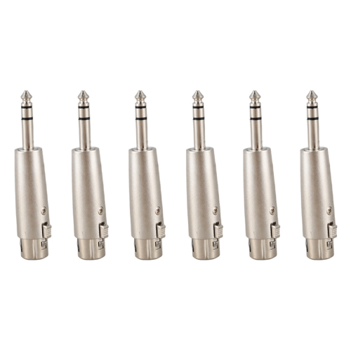 XLR - 6,3 mm-es jack dugó mikrofon patch kábel adapter