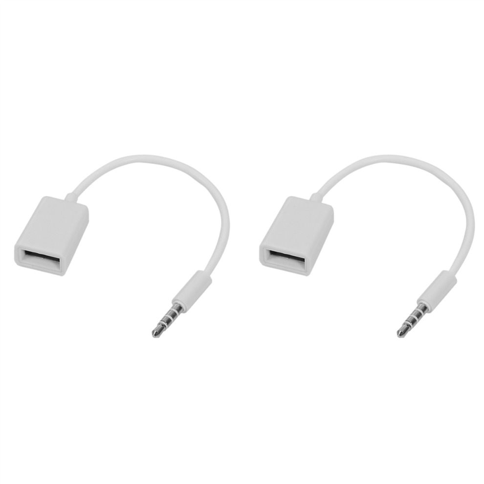3.5Mm Male Aux Audio Plug Jack To Usb 2.0 Female Converter Cable 4712799923175