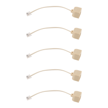 Telefoon RJ11 mannelijke lijn naar dubbele RJ11 vrouwelijke jackfilteradapter