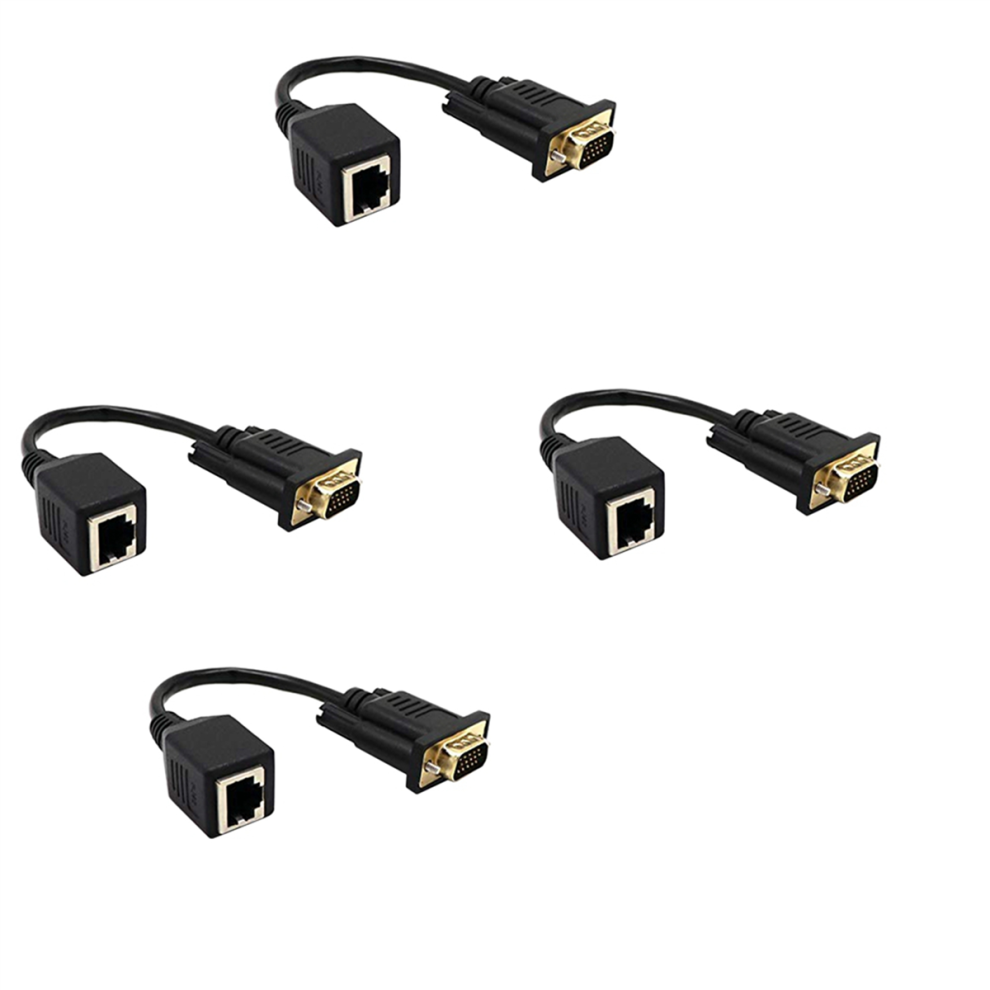Vga To Rj45 Adapter Network Cable To Vga Network Cable Connector 4712799920518