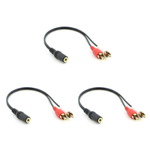 hann-til-hunn 3,5 mm jack Aux stereo lydkabel