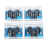 4 Pairs Passive Video Balun Transmitter & Transceiver with Cable 7