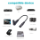 Cable de audio para micrófono con conector XLR de 3 pines, macho a hembra, en ángulo recto, 2 unidades 6