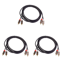 Cavo audio coassiale da 2 a 3,5 jack Cavo audio stereo 1 m