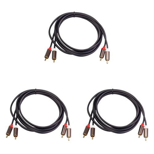 til 2 koaksial lydkabel 3,5 jack stereo lydkabel 1 m
