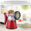 Vegetable Chopper, Cheese Grater with Strong Suction Base for Stability, Durable Cleaning Brush Included, Secure Operation, Easy Clean-Up, Suitable 3