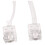 Hvit 6P2C RJ11-plugg telefonmodemlinje, 14M for fasttelefon 2