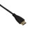 Cable micro a macho en ángulo izquierdo, longitud estirada 7