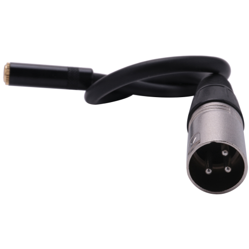 Adaptér pro mikrofon s 3pinovým XLR konektorem (samec) na 3,5mm samice 2