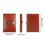 PU Leather Notebook B6 for w/Password Lock Clip Pen Holder Diary Plan Notebook 16