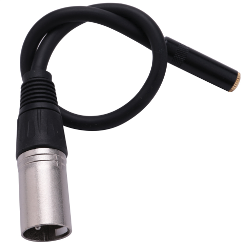 Adaptér pro mikrofon s 3pinovým XLR konektorem (samec) na 3,5mm samice 1