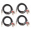 Redukce audio kabelu Jack 3,5 mm na 2 samec-samec, 1 m 1
