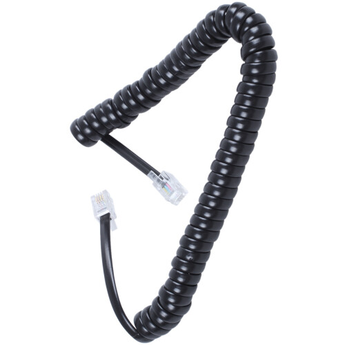 Erstatning RJ9 4P4C-plugg Kveilet elastisk telefonrørlinje 2