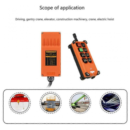 Safety Key and Insurance Wireless Cranes Remotes Control Fast Performances 1