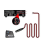 Cable de altavoz XLR, cable conector macho XLR de 3 pines chapado en oro 3