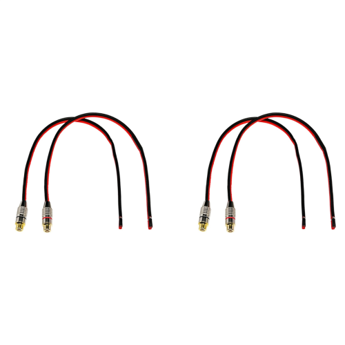 Lautsprecherkabel 14 AWG mit Phono-Buchse, 2 Kanäle