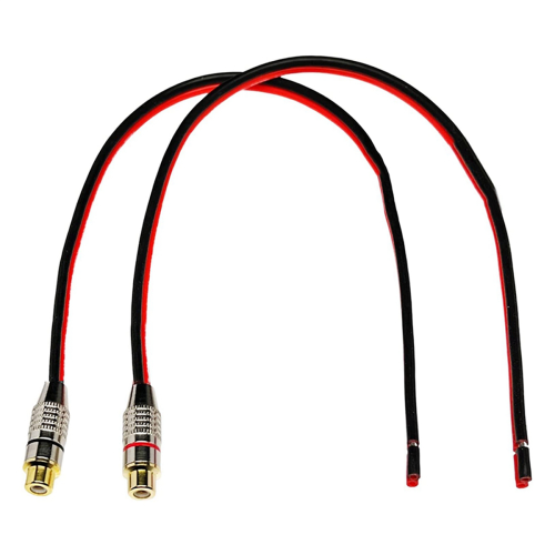 Lautsprecherkabel 14 AWG mit Phono-Buchse, 2 Kanäle 1