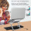 Foldable Laptop Notebook Stand Computer Holder Riser Silver Adjustable Base 4