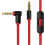 Remote Talk Audio Cable for Studio Headphones(Black+Red) 2