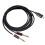 USB C til dobbelt 6,35 mm lyd-stereokabel type C til dobbelt 6,35 mm, 1 meter 5