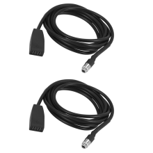 Svart 10-pinners 3,5 mm Jack bil USB AUX IN-kabel for E39 E53 BM54 X5