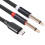 USB C til dobbelt 6,35 mm lyd-stereokabel type C til dobbelt 6,35 mm, 1 meter 2