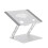 Foldable Laptop Notebook Stand Computer Holder Riser Silver Adjustable Base 1