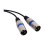 Multi-Function Male Jack to Double XLR Extension Cable 6.35/3.5mm 2