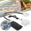 Car Radio Audio Adapter Bluetooth Aux Cable Microphone Handsfree 5