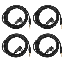 Bil 3,5 mm stereo minijack 100 cm lydkabeladapter for telefon