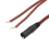 Cable de altavoz XLR, cable conector macho XLR de 3 pines chapado en oro 5
