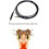 Για ακουστικά QC35 QC25 Soundtrue Audio Cable 3.5 σε 2.5, Μαύρο 5