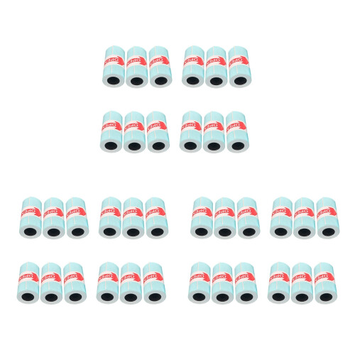 12 Rolls Sticker 57mm x 30mm Self-Adhesive Thermal Printer