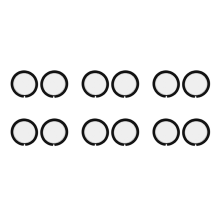12X Lens Guards Camera Protector Cover with Adhesive for