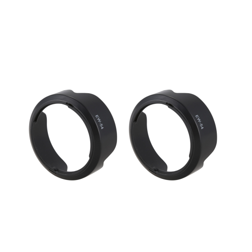 2X EW-54 modlysblænde til M EF-M 18-55mm F3.5-5.6 (sort)