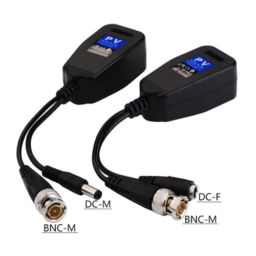 5 par CCTV Coax BNC video strøm balun transceiver 1