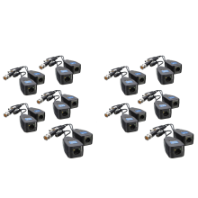 5 paia di ricetrasmettitori CCTV Coassiali BNC Video Power Balun