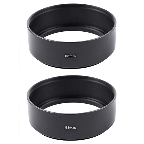58 mm standard metalmodlysblænde til