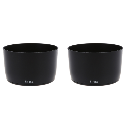 ET-65III kameramodlysblænde sort til EF 85mm 100mm 135mm