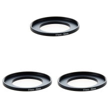 Kameralinsefilter Step Up Ring 37mm til 52mm Adapter Sort