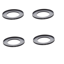 Kameraobjektiv-Filter Step-Up-Ring 49 mm-77 mm Adapter Schwarz