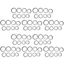 8-delt step-up ringsæt, inkluderer 49-52 mm, 52-55 mm, 55-58 mm, 58-62 mm