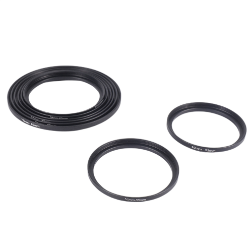 Set de 8 inele step-up, include 49-52 mm, 52-55 mm, 55-58 mm, 58-62 mm 2