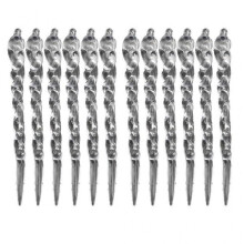 12Pc Creative Clear Ice Bars Pendant for Christmas Celebration Party Supplies Tree Decoration Threaded Pendant