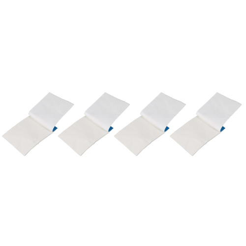 1 φυλλάδιο 50 τεμαχίων 10cm x 7,5cm λευκό μαλακό χαρτί καθαρισμού