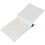 1 φυλλάδιο 50 τεμαχίων 10cm x 7,5cm λευκό μαλακό χαρτί καθαρισμού 2