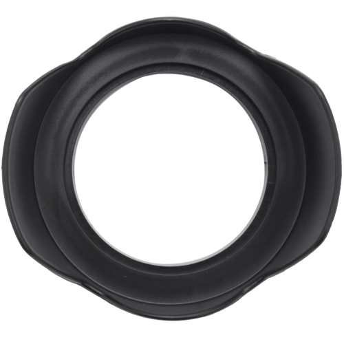 DC-SN Blomsterkrone Modlysblænde Kronbladformet til 62 mm Objektiv Sort 2