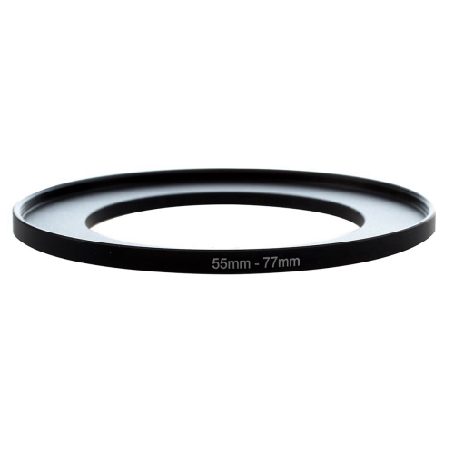 Metal 55mm-77mm Camera Step Up Filter Ring Adapter 55-77 1