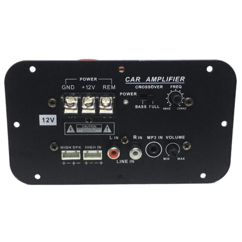 Carte Amplificateur De Voiture 12v Amplificateur Subwoofer Haute Puissance 120w Full Tone Pure Bass Car Subwoofer Core 8 12 Pouces