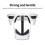 VR Wall Mount Storage Stand Hook for Quest3/2 VR Headset Wall Mount Storage Stand with Screws Accessories 20